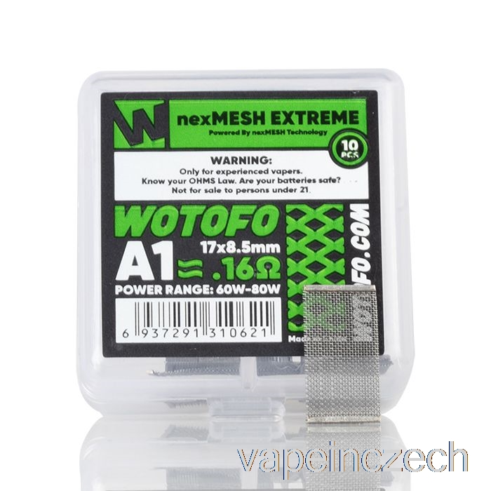 Wotofo Nexmesh Náhradní Spirálky Se Síťovinou 0,16ohm Nexmesh Extreme A1 Vape Pero